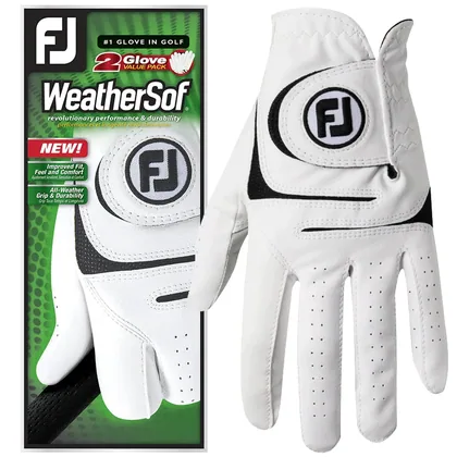 FOOTJOY WEATHERSOF ALL WEATHER GOLF GLOVE / 2 PACK