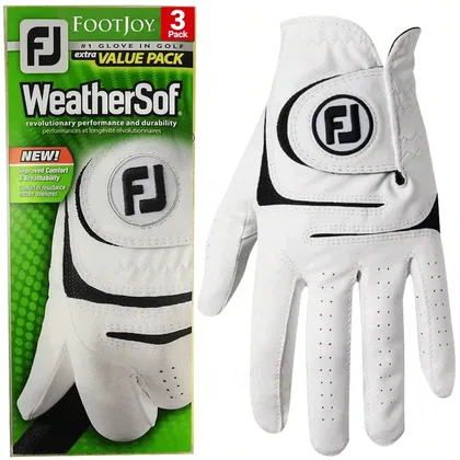 FOOTJOY WEATHERSOF ALL WEATHER GOLF GLOVE / 3 PACK