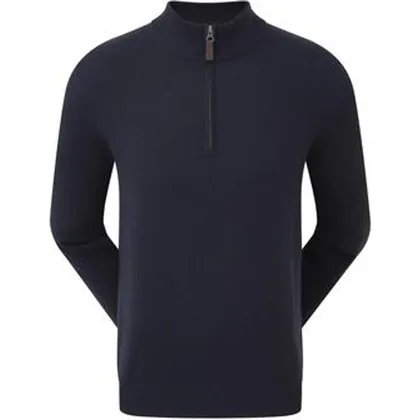 FootJoy Wool Blend 1/2 Zip Sweater - Navy