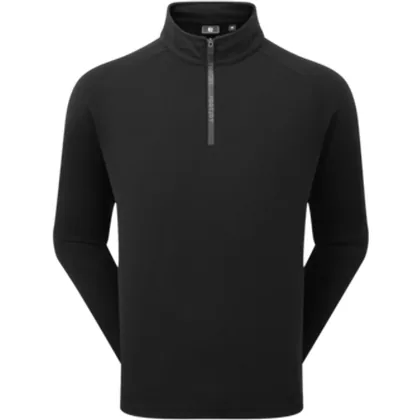 FootJoy Wordmark Chill Out Pullover - Black/Charcoal