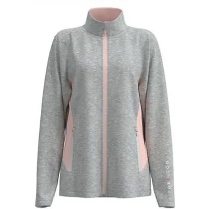 Forelson Draycott Ladies Full Zip Mid Layer - Grey/Pink