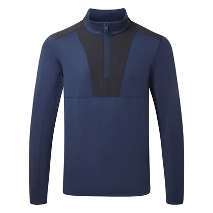 G/FORE Double Knit 1/4 Zip Golf Sweater Twilight GMM000021-TWLT
