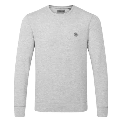 G/FORE Lightweight Terry Crewneck Golf Sweater Nimbus Melange GMM000073-NIMBM