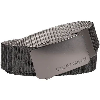 GALVIN GREEN 2026 WILTON REVERSIBLE GOLF BELT - BLACK / SHARKSKIN