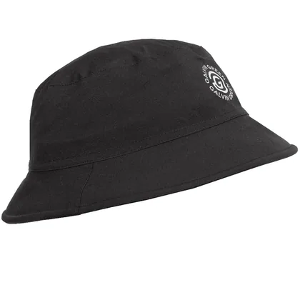 GALVIN GREEN AIDEN PERTEX WATERPROOF GOLF BUCKET HAT - BLACK