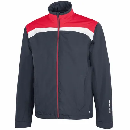 GALVIN GREEN ANTON GORE-TEX GOLF JACKET - NAVY / RED