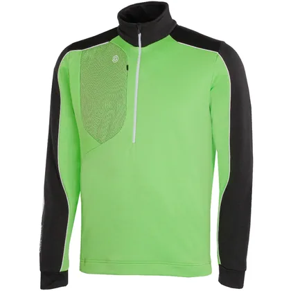 GALVIN GREEN DAVE INSULA™ GOLF PULLOVER – FRESH GREEN / BLACK