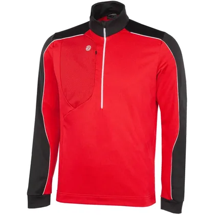 GALVIN GREEN DAVE INSULA™ GOLF PULLOVER – RED / BLACK