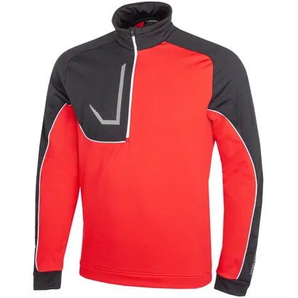 GALVIN GREEN DAXTON INSULA™ PULLOVER - RED / BLACK / WHITE