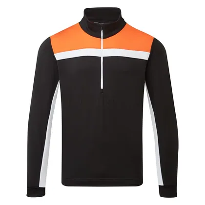 Galvin Green Dean Insula Golf Pullover Black/White/Orange C01000848669
