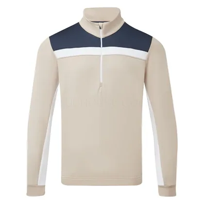 Galvin Green Dean Insula Golf Pullover Sand/Navy C01000848761