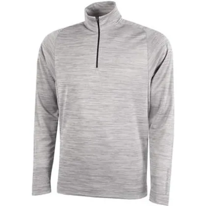Galvin Green Dixon Insula Half Zip Pullover - Light Grey