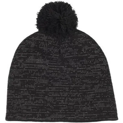 Galvin Green Lemmy Windproof Knitted Golf Bobble Hat - Black Reflex
