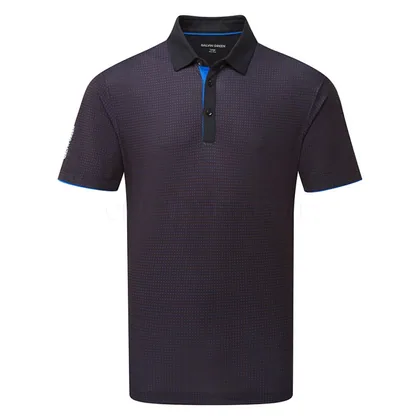 Galvin Green Medley Golf Polo Shirt Black/Royal Blue D01001688756