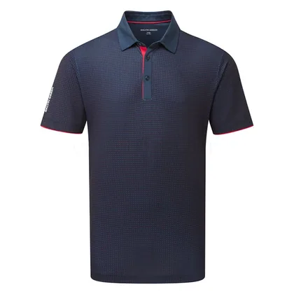 Galvin Green Medley Golf Polo Shirt Navy/Red D01001688895