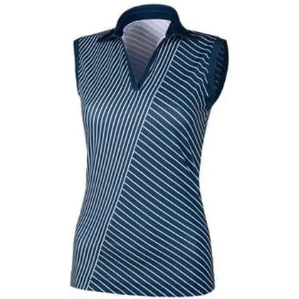Galvin Green Mira Ventil8 Ladies Golf Polo Shirt - Navy