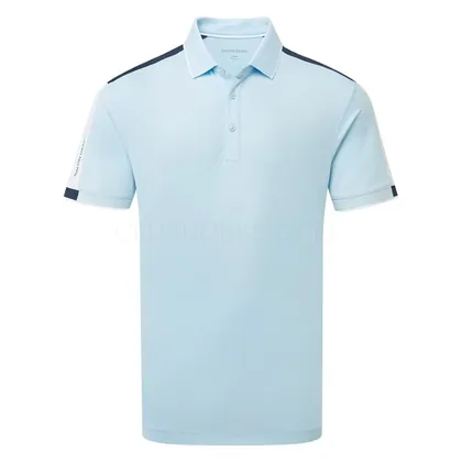 Galvin Green Mulligan Golf Polo Shirt Crystal Blue/White/Navy D01001618706