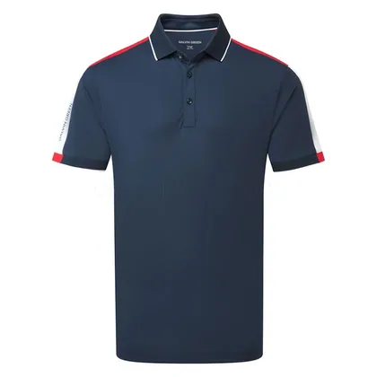 Galvin Green Mulligan Golf Polo Shirt Navy/Red/White D01001618885