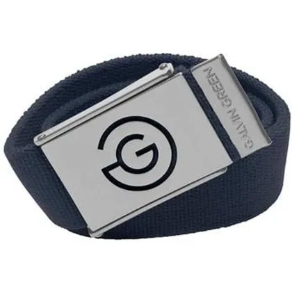 Galvin Green Warren Nylon Belt - Navy