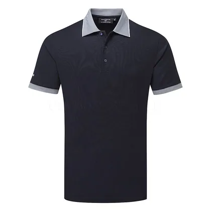 Glenmuir Hatton Golf Polo Shirt Navy/White MSP7713-HAT