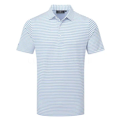 Glenmuir Muirhead Golf Polo Shirt White/Tahiti MSP7647-MUI