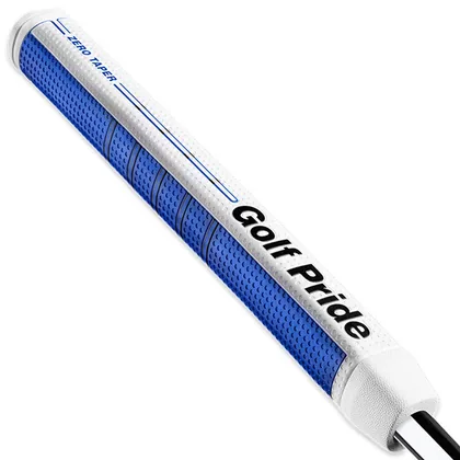 GOLF PRIDE 2026 ZERO TAPER PUTTER GRIP - WHITE / BLUE