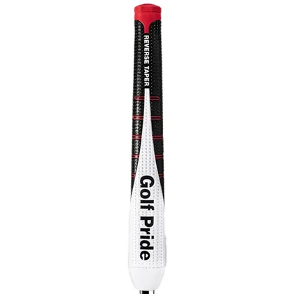 Golf Pride Reverse Taper Flat Medium Golf Putter Grip Black/White/Red