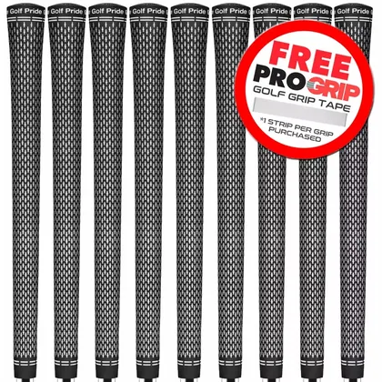 GOLF PRIDE TOUR VELVET 360 WHITE GOLF GRIP - MIDSIZE