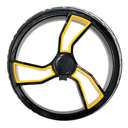 GOLFSTREAM POWAKADDY SPORT GOLF TROLLEY WHEELS - BLACK