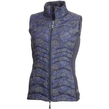 Galvin Green June Printed Padded Golf Gilet - Navy