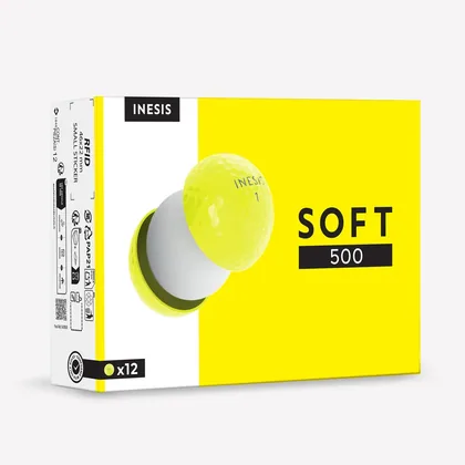 Golf Ballsx12 - Inesis Soft 500 White