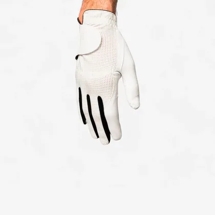 Men’s Breathable Right-handed Golf Glove For Left-handed Player Breathable White