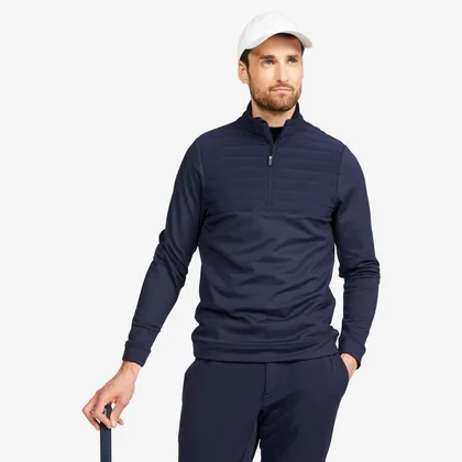 Men's Golf Sweatshirt - Cw500 Navy Blue