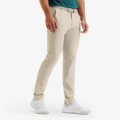 Men’s Golf Trousers Ww500 Beige