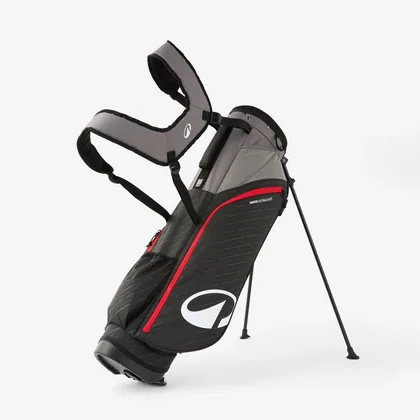 Ultralight Golf Stand Bag Navy Black And Red