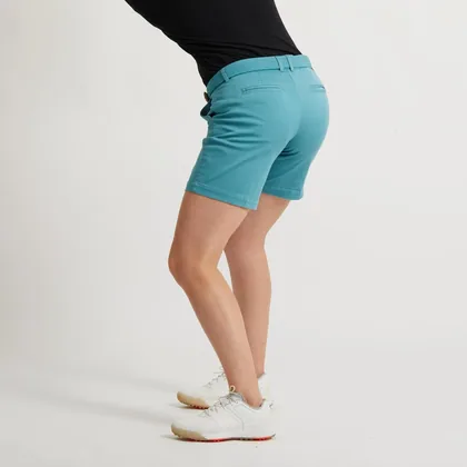 Women’s Golf Cotton Chino Shorts - Mw500 Blue