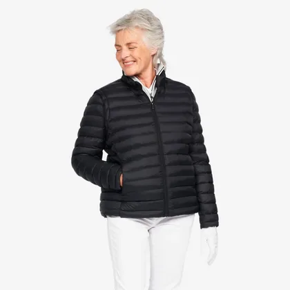 Women's Golf Long Sleeved Down Jacket - Cw900 Heatflex Black