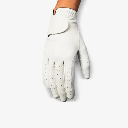 Women’s Right-handed Golf Glove For Left-handed Player Soft White