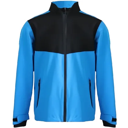ISLAND GREEN 2026 STRETCH WATERPROOF GOLF JACKET - BLUE