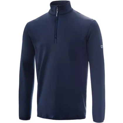 ISLAND GREEN CHILL OUT 1/4 ZIP MIDLAYER - NAVY