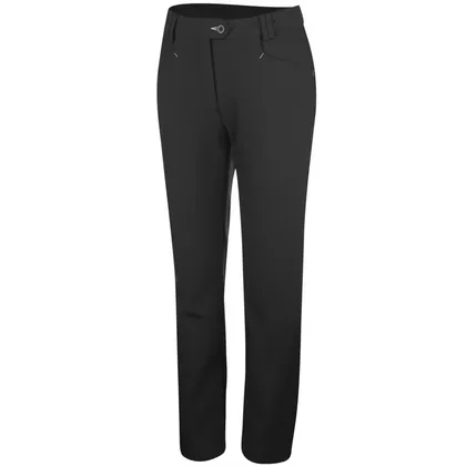ISLAND GREEN LADIES ALL WEATHER FLEECED GOLF TROUSERS - BLACK
