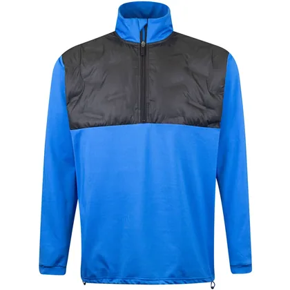 ISLAND GREEN PRIMA-TECH PADDED GOLF PULLOVER - BLUE