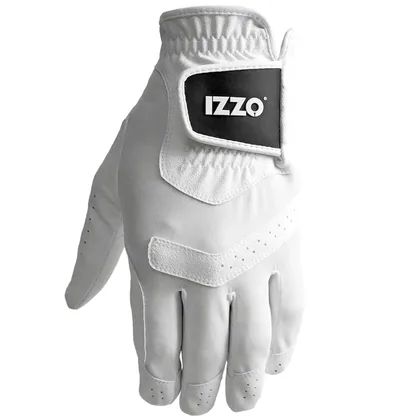 IZZO INSTA-FIT™ GOLF GLOVE - WHITE