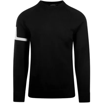 J.LINDEBERG 2026 HEATH KNITTED SWEATER - BLACK