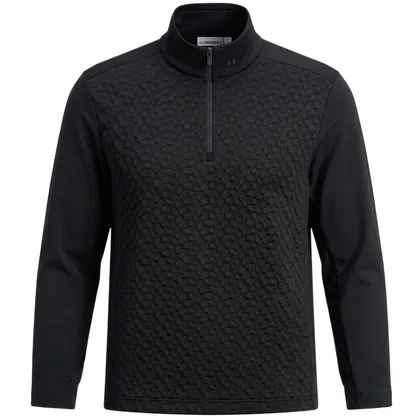 J.LINDEBERG 2026 LASSY 1/4 ZIP MIDLAYER - BLACK