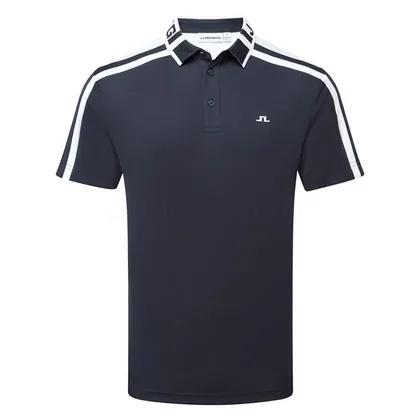J.Lindeberg Bozak Golf Polo Shirt JL Navy GMJT17047-6855