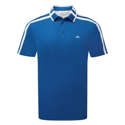 J.Lindeberg Bozak Golf Polo Shirt Set Sail GMJT17047-O603