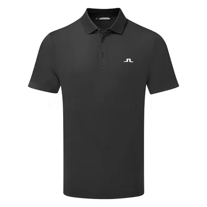 J.Lindeberg Bridge Golf Polo Shirt Black GMJT16987-9999