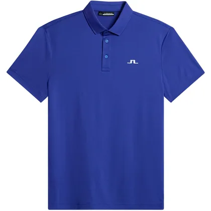 J.LINDEBERG BRIDGE GOLF POLO SHIRT - CLEMANTIS BLUE