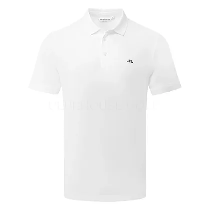 J.Lindeberg Bridge Golf Polo Shirt White GMJT16987-0000